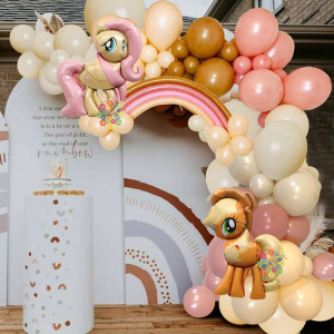 Набір 105 куль для арки фотозони Дві поні My Little Pony Ретро рожевий