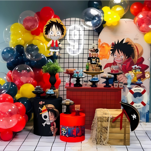 Набір 105 куль для арки фотозони з Бабс Луффі король піратів One Piece Червоний і сапфір