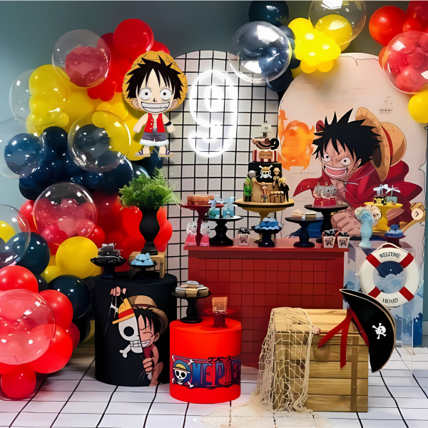 Набір 105 куль для арки фотозони з Бабс Луффі король піратів One Piece Червоний і сапфір