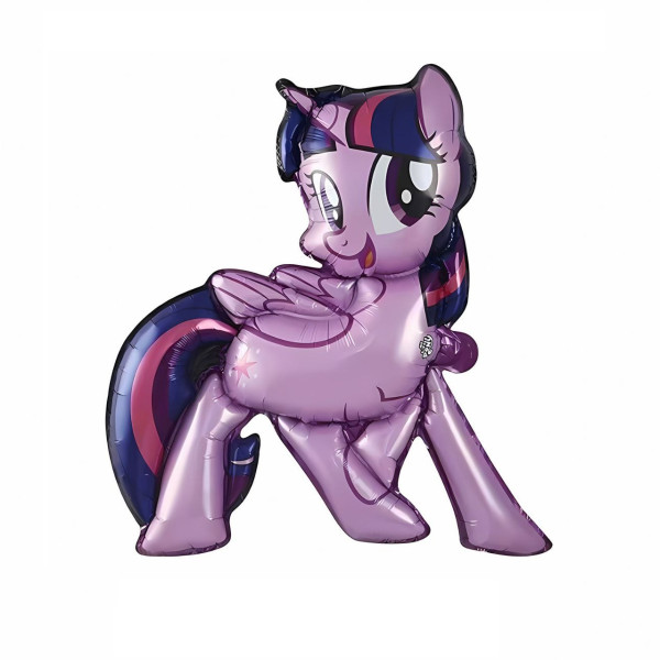 Шар фольгированный фигурный 56х58 см Пони Твайлайт Спаркл My Little Pony Сирень