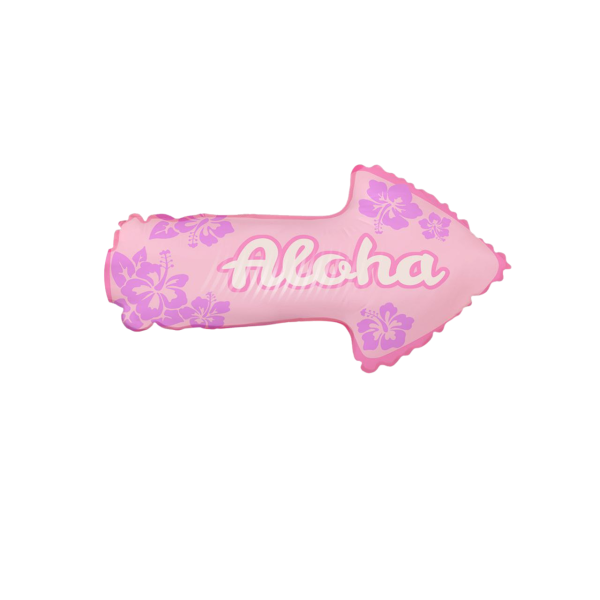 Шар фольгированный мини фигура 15×29 см Стич Стрелка Aloha Розовый