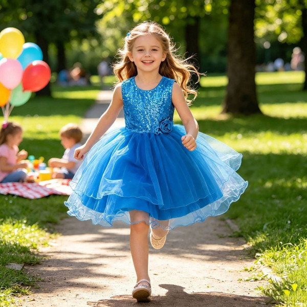 Сукня для дівчинки Мілана Блакитний