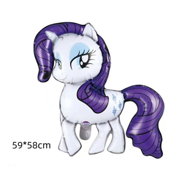 Куля фольгована фігурна 59х58 см Поні Раріті My Little Pony Фіолетовий