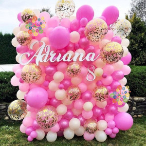 Набір 180 куль для стін Рожева пантера Айворі
